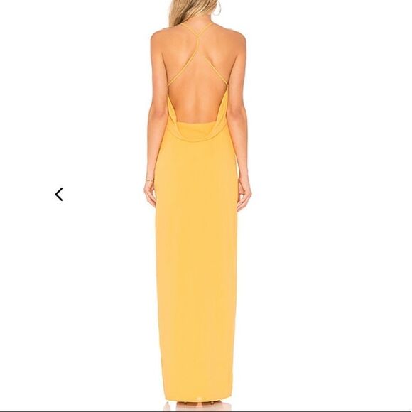 NWT LOVERS + FRIENDS Draped Open Back Sheyla Gown - Picture 4 of 5